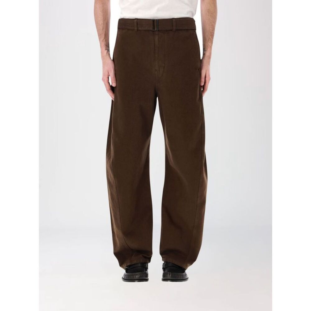 Lemaire Pants Men Brown